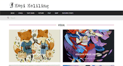 Desktop Screenshot of kopikeliling.com